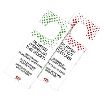 Appendiporta hotel "non disturbare" - cartoncino plastificato - Leone - conf. 20 pezzi Appendiporta hotel "non disturbare" - cartoncino plastificato - Leone - conf. 20 pezzi