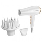 Asciugacapelli Gold Style - 2200 W - 21 x 9 x 26,4 cm - bianco/oro - Melchioni family