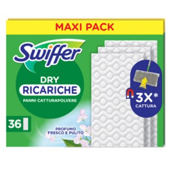Ricarica Swiffer Dry - Swiffer - conf. 36 pezzi