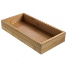 Contenitore buffet - 15,3 x 30,6 x 5 cm - bamboo - naturale - Leone Contenitore buffet - 15,3 x 30,6 x 5 cm - bamboo - naturale - Leone