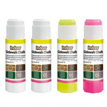 Gessetti da pavimento per interno - colori assortiti - CWR - Scatola 4 gessi stick Gessetti da pavimento per interno - colori assortiti - CWR - Scatola 4 gessi stick