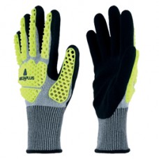 Guanto antiurto EOS NOCUT VV909 - taglia 10 - giallo fluo/grigio - Deltaplus