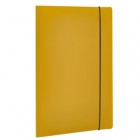 Cartella 3 lembi con elastico HOLOS - A4 - PP - giallo sabbia - Fellowes