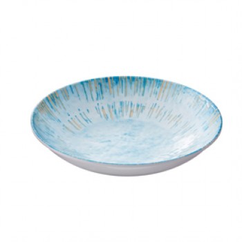 Piatto fondo Linea Oceano - diametro 18,5 x 4 cm - melamina - Leone