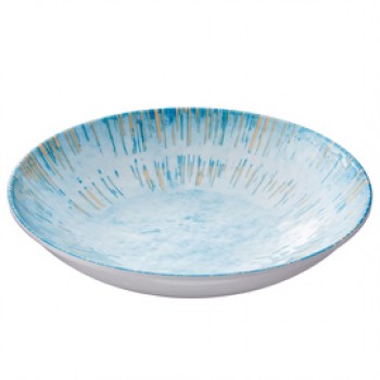 Piatto fondo Linea Oceano - diametro 24 x 5 cm - melamina - Leone