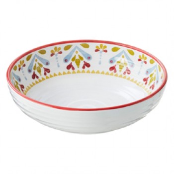 Ciotola Linea Corfù - diametro 20,5 x 5,5 cm - melamina - Leone