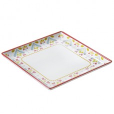 Piatto quadrato Linea Corfù - 17 x 17 x 2 cm - melamina - Leone Piatto quadrato Linea Corfù - 17 x 17 x 2 cm - melamina - Leone