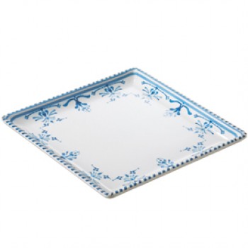 Piatto quadrato Linea Zante - 17 x 17 x 2 cm - melamina - Leone Piatto quadrato Linea Zante - 17 x 17 x 2 cm - melamina - Leone