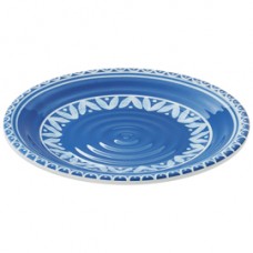 Piatto piano Linea Itaca - diametro 21,5 x 2 cm - melamina - Leone Piatto piano Linea Itaca - diametro 21,5 x 2 cm - melamina - Leone