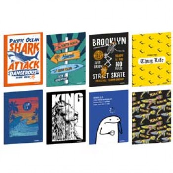 Maxiquaderno Teen Boy - A4 - 1 rigo c/margine - 20+1 fogli - 80 gr - Blasetti