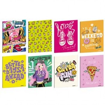 Maxiquaderno Teen Girl - A4 - 4mm - 20+1 fogli - 80 gr - Blasetti Maxiquaderno Teen Girl - A4 - 4mm - 20+1 fogli - 80 gr - Blasetti