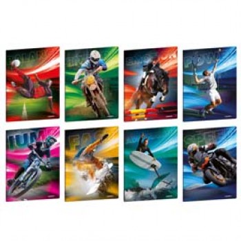 Maxiquaderno Sport Emotions - A4 - 10mm - 20+1 fogli - 80 gr - Blasetti