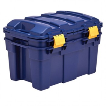 Baule multiuso Bankers Box - 39 x 59 x 33 cm - 40 L - PP - con coperchio - blu/giallo - Fellowes Baule multiuso Bankers Box - 39 x 59 x 33 cm - 40 L - PP - con coperchio - blu/giallo - Fellowes