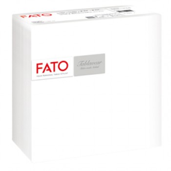 Tovagliolo linea AirLaid - carta - 40 x 40 cm - bianco - Fato - conf. 50 pezzi Tovagliolo linea AirLaid - carta - 40 x 40 cm - bianco - Fato - conf. 50 pezzi