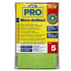 Panno multiuso Micro-Antibact - 35 x 38 cm - verde - Arix - conf. 5 pezzi