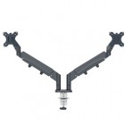 Braccio salvaspazio - per 2 monitor - grigio scuro - Leitz Braccio salvaspazio - per 2 monitor - grigio scuro - Leitz