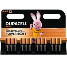 Pila ministilo AAA - 1,5V - Plus Powerboost - MN2400 - Duracell - blister 12 pezzi Pila ministilo AAA - 1,5V - Plus Powerboost - MN2400 - Duracell - blister 12 pezzi