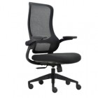 Seduta operativa ergonomica Aurora CHLN18 - braccioli regolabili - nero - Unisit