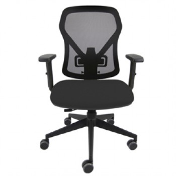 Seduta operativa Fiamma FLA - braccioli regolabili - nero - Unisit