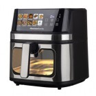 Friggitrice ad aria Gaia Plus - doppia resistenza - 38,8 x 33,7 x 38,5 cm - 8 L - nero - Melchioni family