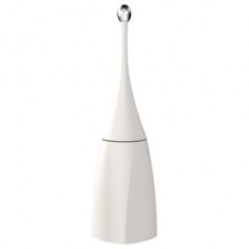 Portascopino da terra EColored - 12 x 12 x 48,5 cm - adamello white - Mar Plast