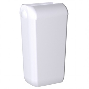 Cestino gettacarte EColored - con coperchio - 33,5 x 22,5 x 54,5 cm - adamello white - Mar Plast