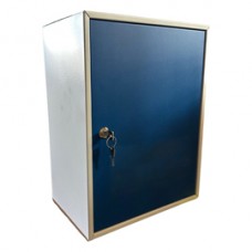 Cassetta portacellulare - 30 posti - 30 x 23 x 40 cm - grigio/blu - Metalplus Cassetta portacellulare - 30 posti - 30 x 23 x 40 cm - grigio/blu - Metalplus