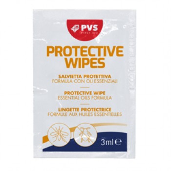 Salviette impregnate di repellente anti zanzara - in bustine da 3ml cad - PVS - conf. 10 pezzi Salviette impregnate di repellente anti zanzara - in bustine da 3ml cad - PVS - conf. 10 pezzi