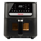 Friggitrice ad aria - a 2 altezze - 6,5 L - 28,5 x 30,5 x 38 cm - nero - Girmi