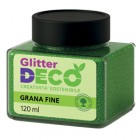 Glitter Bio grana fine - 120ml - verde - Deco