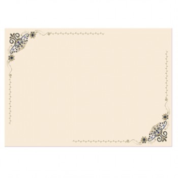 Diplomi - stampa offset volute - A4 - 120 gr - avorio - Sadoch - conf. 10 pezzi