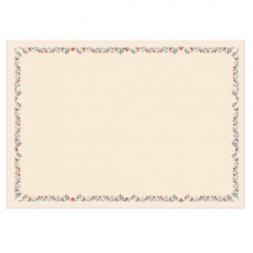 Diplomi - stampa offset fiori - A3 - 120 gr - avorio - Sadoch - conf. 10 pezzi