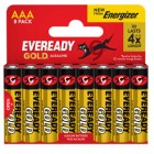 Pila ministilo AAA - 1,5V - Eveready Gold - alcalina - Energizer - blister 8 pezzi Pila ministilo AAA - 1,5V - Eveready Gold - alcalina - Energizer - blister 8 pezzi