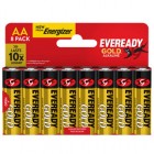 Pila stilo AA - 1,5V - Eveready Gold- alcalina - Energizer - blister 8 pezzi Pila stilo AA - 1,5V - Eveready Gold- alcalina - Energizer - blister 8 pezzi