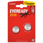Micropila Eveready Lithium CR2016 - 3V - a pastiglia - litio - Energizer - blister 2 pezzi
