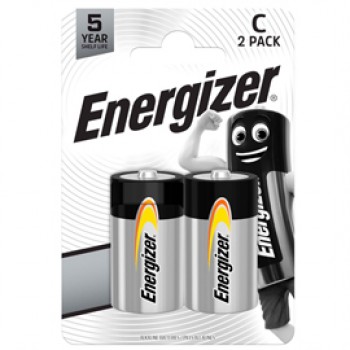 Pila mezzatorcia - C - LR14 - Everyday - alcalina - Energizer - blister 2 pezzi