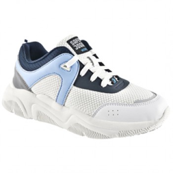 Calzatura bassa Sloan 01 LOW - numero 38 - bianco/azzurro - Safety Jogger