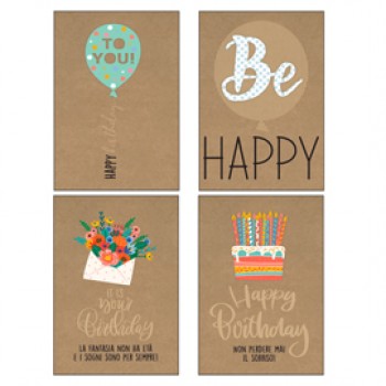 Biglietto Avana Fiori - fantasie assortite - Sadoch