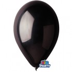 Palloncino - diametro 30 cm - lattice - nero - conf. 10 pezzi