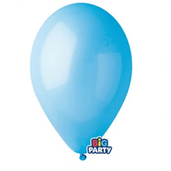Palloncino - diametro 26 cm - lattice - celeste - conf. 16 pezzi Palloncino - diametro 26 cm - lattice - celeste - conf. 16 pezzi