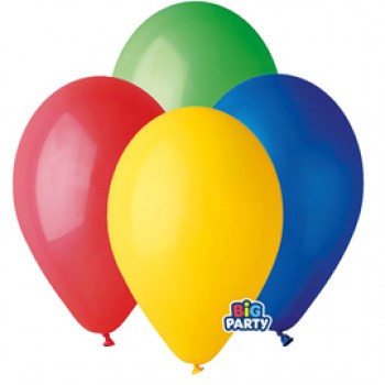 Palloncino - diametro 26 cm - lattice - colori assortiti - conf. 16 pezzi Palloncino - diametro 26 cm - lattice - colori assortiti - conf. 16 pezzi