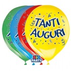 Palloncino - diametro 30 cm - lattice - Tanti auguri - conf. 8 pezzi Palloncino - diametro 30 cm - lattice - Tanti auguri - conf. 8 pezzi