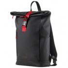 Zaino Roll-top Drop2Go - 30 x 42 x 14 cm - gomma - nero - In Tempo Zaino Roll-top Drop2Go - 30 x 42 x 14 cm - gomma - nero - In Tempo