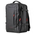 Zaino Cabin Bag Drop2Go - 25 x 20 x 40 cm - gomma - nero - In Tempo