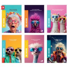 Maxiquaderno Be More Crazy - A4 - 4mm - alta fogliazione - 48+2 fogli - 100 gr - BM