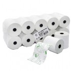 Rotolo per registratori di cassa - carta termica BPA free - 79 mm x 60 mt - 48 gr - diametro esterno 64 mm - anima 12 mm - Rotolific io Pugliese - blister 10 pezzi