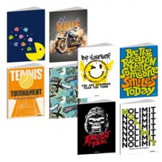 Maxiquaderno Teen Boy - A4 - 4mm - 20+1 fogli - 80 gr - Blasetti