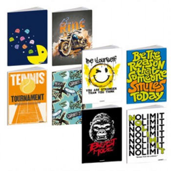 Maxiquaderno Teen Boy - A4 - 5mm c/margine - 20+1 fogli - 80 gr - Blasetti