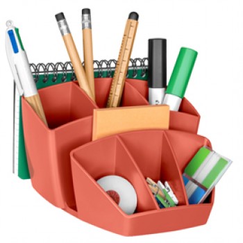 Desktop organizer Terra nova - terracotta - 118 x 89 x H98mm - CEP