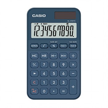 Calcolatrice tascabile SL-310UC - 10 cifre - blu - Casio Calcolatrice tascabile SL-310UC - 10 cifre - blu - Casio